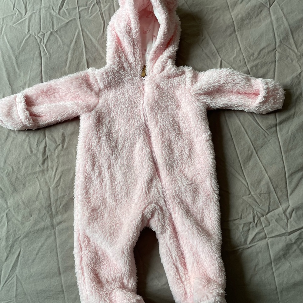 Two winter snowsuits 0-3 m carters